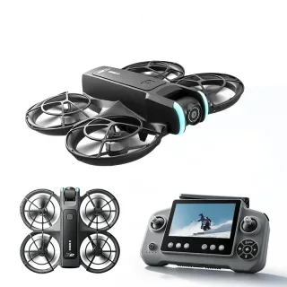PJC D2 WiFi FPV with 4.3inch LCD Screen Controller HD Dual Camera Electrically Adjustable Optical Flow Hover Automatic O