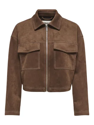 ONLY - ONLSTINA FAUX SUEDE JACKET PNT - Gr. - M