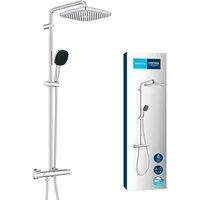 Grohe Duschsystem Vitalio Comfort 250 Duschsystem, Quickfix, chrom (26696001)