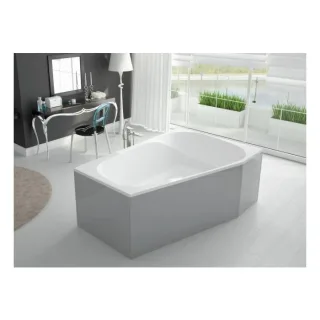 Hoesch Spectra Badewanne 3667.010 180 x 120 cm, weiß, rechte Ausführung