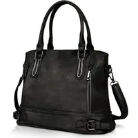 TAN.TOMI Henkeltasche Handtasche Leder Henkeltasche Top Griff Tasche, Vintage Weiches Umhängetasche Schultertasche für Frauen