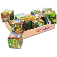 Eichhorn Puzzle 12 Teile Kinder Würfel Puzzle Holz Tiermotive 100005480, 12 Puzzleteile
