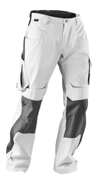 KÜBLER PULSSCHLAG Damenhose HIGH weiß/anthrazit 44 - 2124 3314-1097-44