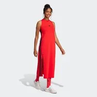 adidas Sportswear Shirtkleid ESSENTIALS 3-STREIFEN LONG RACERBACK ärmelloses Racerback-Design, sportlicher Stil, ohne Verschluss