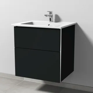 Sanipa 3way Keramik-Set Keramik-Waschtisch und Unterbau (BP321) BP3211V