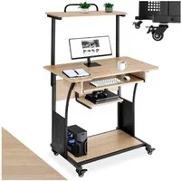 tectake Schreibtisch Fife (1-St., 1 tlg), Funktionaler Schreibtisch im kontrastreichen Industrial Style