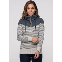 Alife & Kickin Sweatjacke ValinaAK B mit hohem regulierbaren Stehkragen