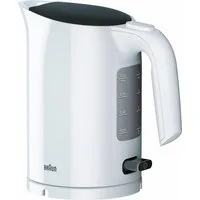 Braun Wasserkocher PurEase WK 3000 WH - 1,0 L, Schnellkochsystem, Anti-Kalk Filter, 1 l, 2200 W, 2.200 W, Kocht 200 ml in 45 Sek., 360 Grad Heitzsockel