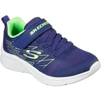 Skechers MICROSPEC Sneaker mit Kontrastbesatz, Freizeitschuh, Halbschuh, Schnürschuh