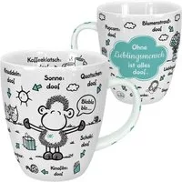 Sheepworld Tasse Tasse "Ohne Lieblingsmensch ist alles doof."