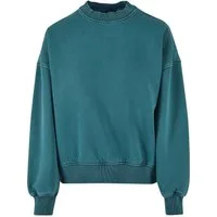URBAN CLASSICS Sweater Urban Classics Damen Ladies Oversized Stone Washed Crewneck (1-tlg)