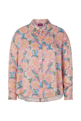 Rich & Royal - Printed Blouse soft papaya - Gr. - 38