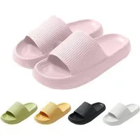 Mutig Badeschuhe Herren Damen,Original EVA Badeschlappen,weich & bequem Hüttenschuhe (Besonders weiches Material mit rutschfester Sohle,Bequem zu tragen, Wolkenweiches Tragegefühl,Slippers für Badezimmer,Perfekte Wahl) Hüttenschuhe Damen Herren Dusch
