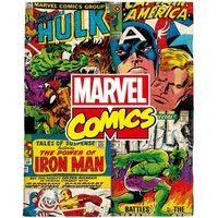 Wohndecke Marvel Decke Comics 130x170 cm, BERONAGE, passend zur Bettwäsche, ideal für Sofa, Couch, Bett, Auto, Camping