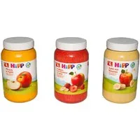 Chr. Tanner Spiellebensmittel Hipp Set aus Holz 3-teilig für Kaufladen und Kinderküche, (3-tlg), 3 verschiedene Sorten, Lizenzartikel Hipp