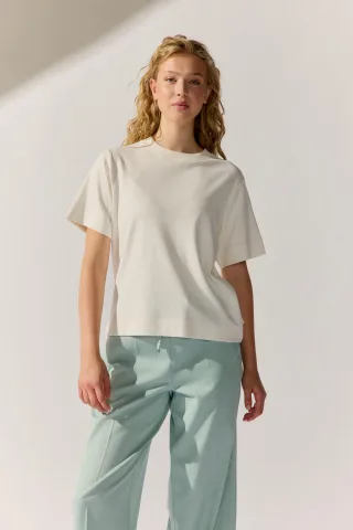 THE FASHION PEOPLE - NOS T-Shirt 105 warm white - Gr. - L