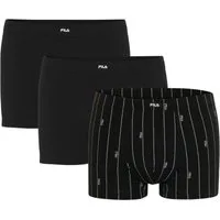 Fila Boxer (3er Pack) ohne Eingriff, elastisch, bequem, Baumwollmix