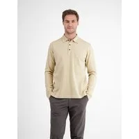 LERROS Langarm-Poloshirt Herren-Langarmpolo in Waffeloptik