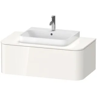 Duravit Happy D.2 Plus Konsolenwaschtischunterbau wandhängend Weiß Hochglanz 1000x550x354 mm - HP494 HP4941022220010