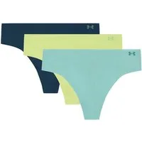Under Armour® Slip Under Armour Damen Slips PURE STRETCH THONG-SOLID 3 Pack UUSHJ135
