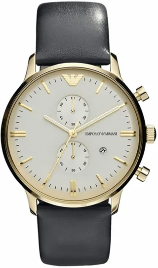Emporio Armani Herrenuhr Quartz Silber