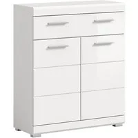 furnling Unterschrank Scott 1 Schublade, 2 Türen, Badkommode, Badschrank, Badmöbel, 74 cm breit