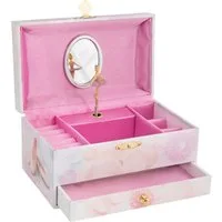goki Aufbewahrungsbox Musikspieldose Ballerina mit Melodie "Schwanensee"