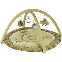 Fehn Spielbogen Lazy, Crazy & Pink, Chamäleon, 3-D-Activity-Decke, mit 5 abnehmbaren Spielzeugen