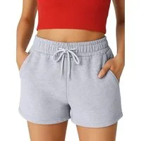 R-CAMP Shorts Kurze Hosen Damen Sweatshorts (Packung, 1-tlg., kurze shorts damen) Baumwolle, Hautfreundlich und atmungsaktiv