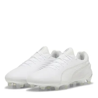 Puma - "King Ultimate" Fußballschuhe mit festem Boden für Herren (Weiß)