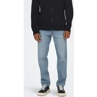 ONLY & SONS Regular-fit-Jeans ONSEDGE STRAIGHT BROMO 0017 DOT DNM NOOS