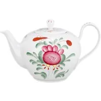 Seltmann Weiden Kanne Amina Ostfriesenrose, 1,5 l, (1-St), Kaffeekanne, Teekanne mit Relief