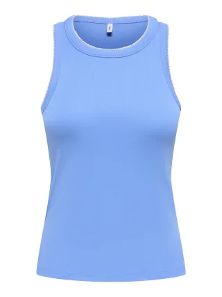 ONLY - ONLALLY S/L TANK TOP JRS Cornflower Blue - Gr. - S