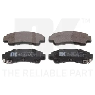 NK Bremsbel?ge hinten Nissan 100nx Sunny