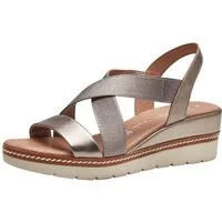 MARCO TOZZI FEEL aus Leder Keilabsatz 2-28721-42 Sandale FEEL