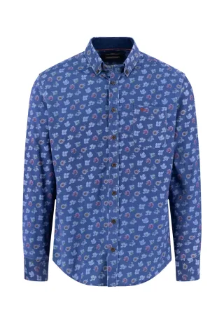 FYNCH-HATTON - Corduroy Print, B.D., 1/1 navy - Gr. - S