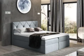 Boxspringbett Schlafzimmerbett LEWIS 120x200cm in div. Farbvarianten