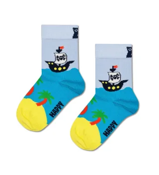 happy socks - Kids Pirate Ship Sock Blau