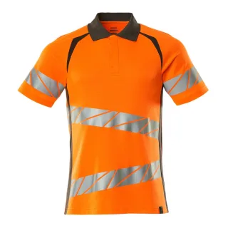 MASCOT Herren Polo-Shirt ACCELERATE SAFE Hi-vis Orange / Dunkelanthrazit 4XL - 19083-771-1418-4XL