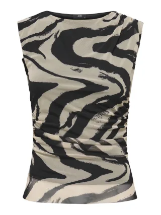 JDY - JDYELSA S/L O NECK TOP JRS DIA black - Gr. - L