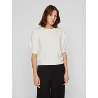 Vila Strickpullover VIRIL 2/4 SLEEVE O-NECK KNIT TOP - NOOS