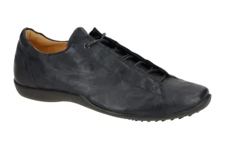 Think Stone Herrenschuhe 3-000806-8000 navy blau Echtleder bequeme Schn?r Hal...