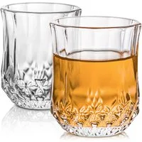 Praknu Schnapsglas 6 Schnapsgläser aus Kristall Glas 4cl - Spülmaschinenfest - Standfest, 6-tlg., Kristallglas, Spülmaschinenfest - Standfest dank dickem Boden - Vintage Design