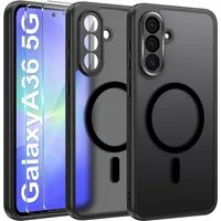 MSM Handyhülle Hülle + 2X Schutzglas für Samsung Galaxy A36 5G Panzerfolie MagSafe 9H