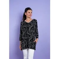 Seidel Moden Longshirt mit grafischem Print - SEIDEL MODEN