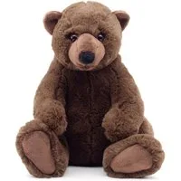 Uni-Toys Kuscheltier "Maxi", Braunbär - superweich - 27 cm - Plüsch-Bär, Teddy, Teddybär, zu 100 % recyceltes Füllmaterial