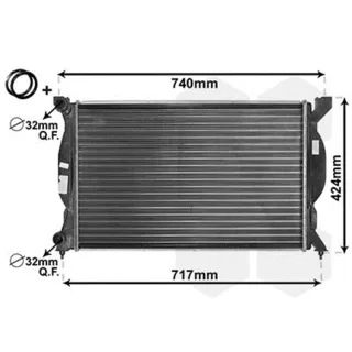 Van Wezel Wasserk?hler Audi A4 A6 + Avant Seat Exeo 1,6-2,0 + TDI FSI