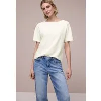 STREET ONE T-Shirt mit U-Boot-Ausschnitt
