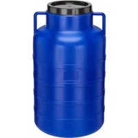 Garronda Regentonne 60L Twist Lebensmittelfass Sauerkrautfass Hobbock Garten GD-0078, Blau, 60 l, (1-tlg)