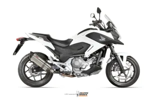 Sport Auspuff MIVV Suono Edelstahl Honda NC 750 D Integra / NC 750 S / X  Bj. 2014-2015 +ABE